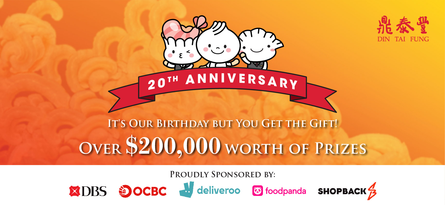 Din Tai Fung: Celebrating 20 Delicious Years with over $200,000 worth of Prizes and Limited Edition Collectibles! - Alvinology