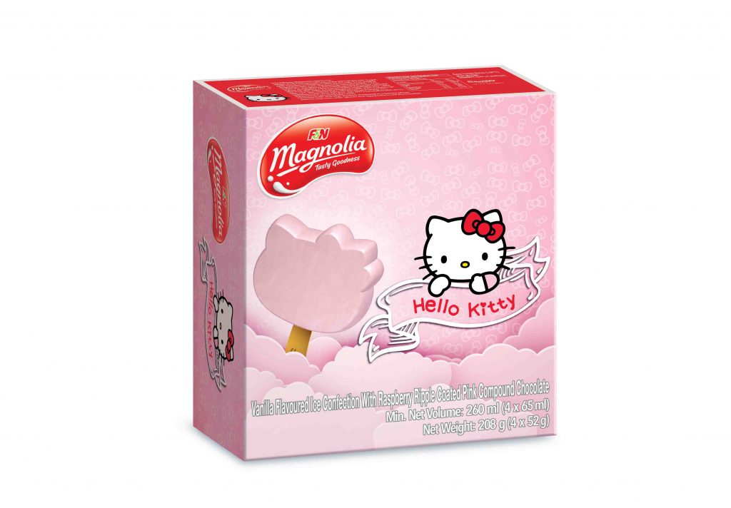 Delightful Dessert Discovery: F&N Magnolia's Hello Kitty Ice Cream Stick! - Alvinology
