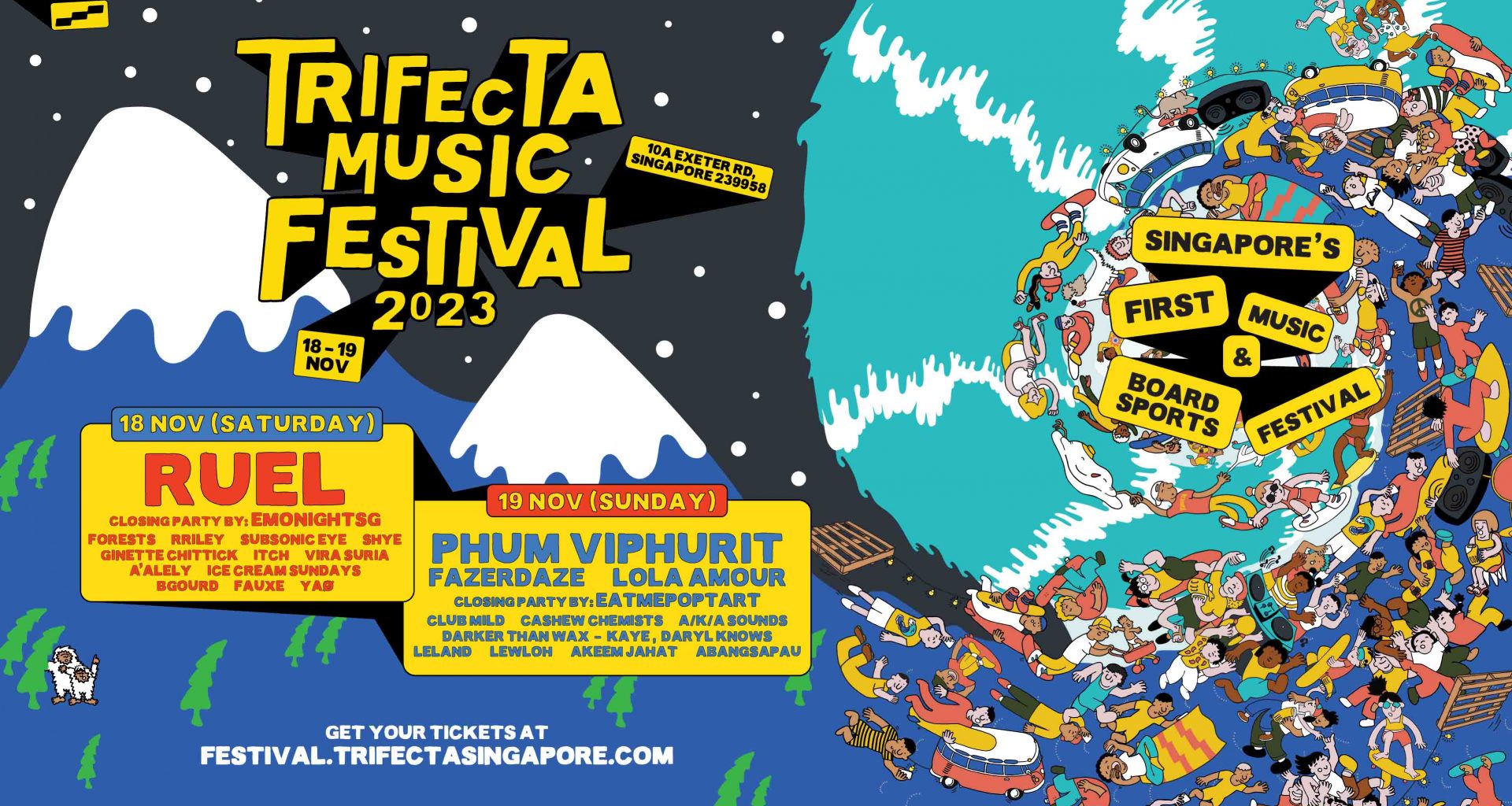 Ruel, Fazerdaze, Phum Viphurit, and Lola Amour Headline TRIFECTA Music Festival 2023: Tickets now on sale! - Alvinology