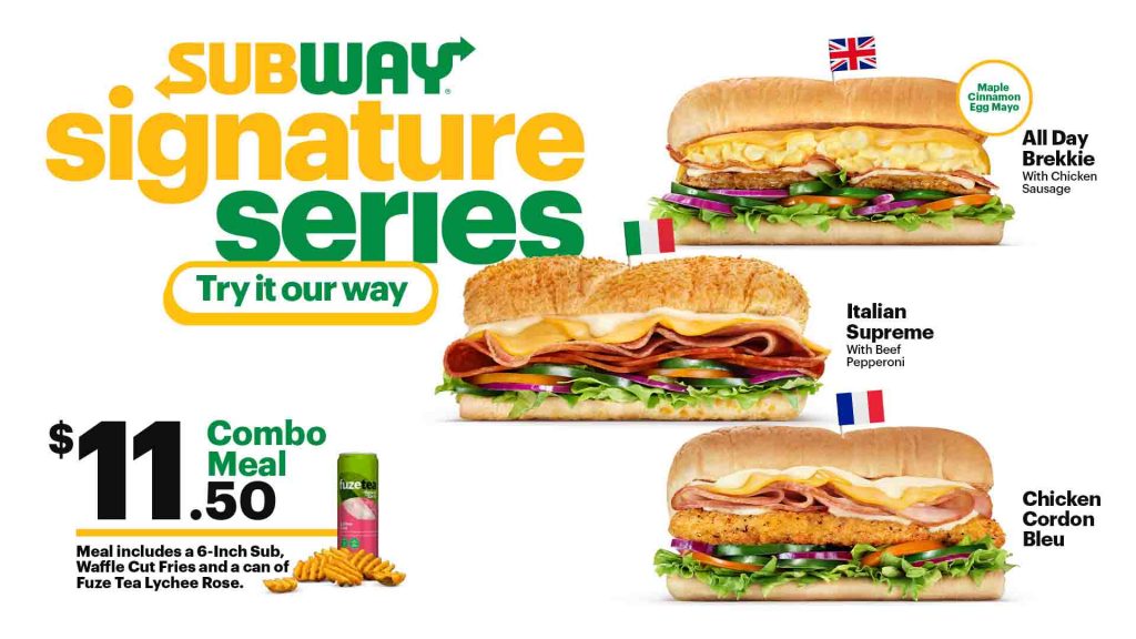 Embark on a European Culinary Journey with Subway's Signature Series - Alvinology