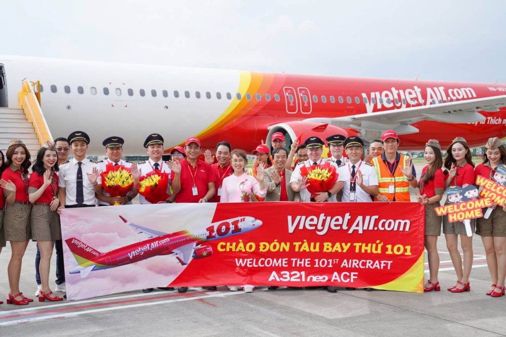 Vietjet Celebrates Delivery of 101st Aircraft, Expanding Fleet to New Heights - Alvinology