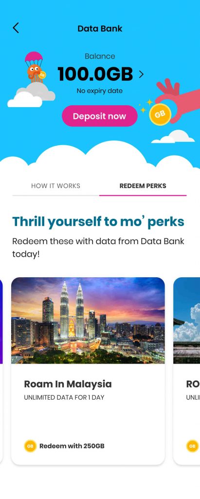 GOMO Introduces Data Bank where you can deposit any unused data to spend later without expiry - Alvinology