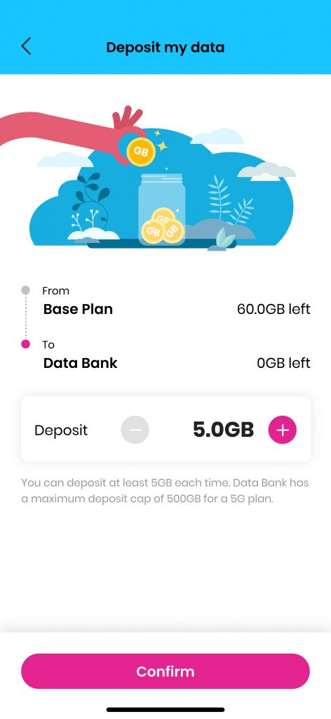 GOMO Introduces Data Bank where you can deposit any unused data to spend later without expiry - Alvinology