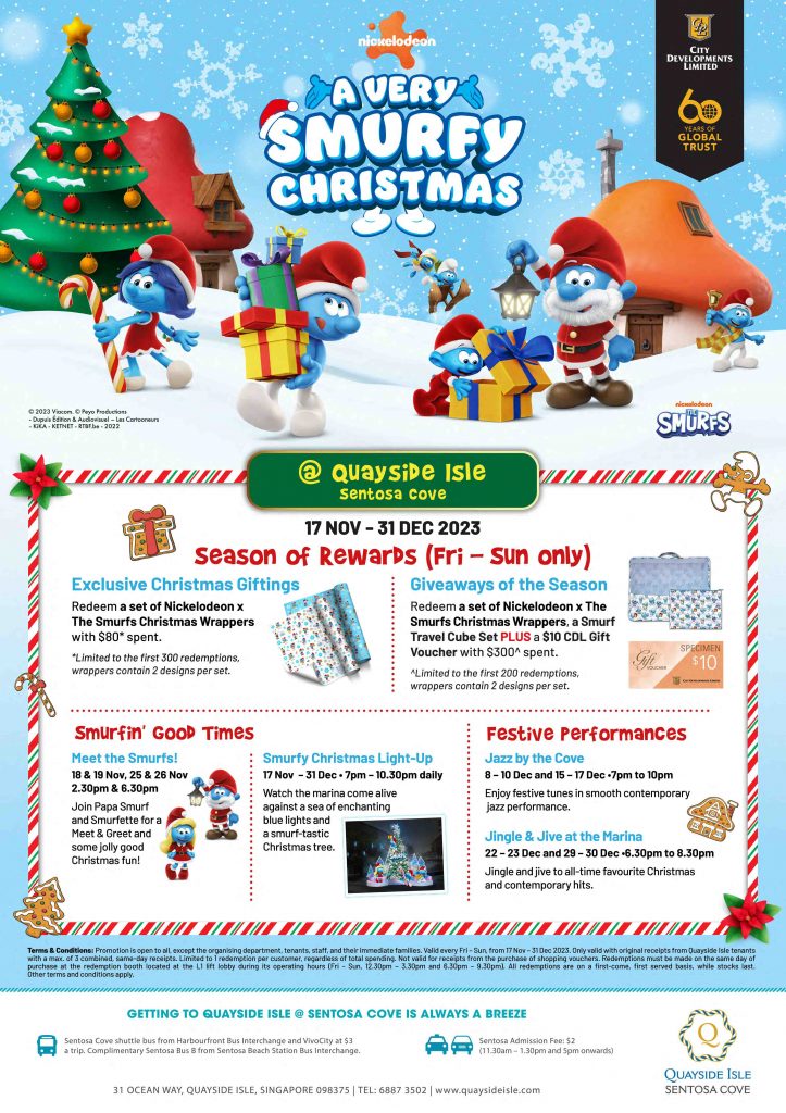 Quayside Isle @ Sentosa Cove is your go-to destination for a Merry and Sparkling Christmas - Alvinology