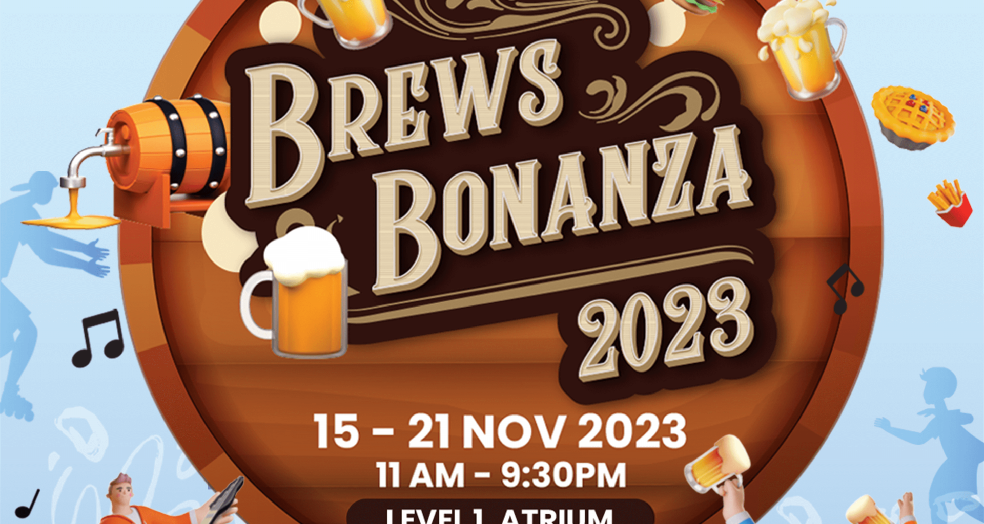 Sip, snack & repeat: Brews Bonanza 2023 in Tampines Mall - Alvinology