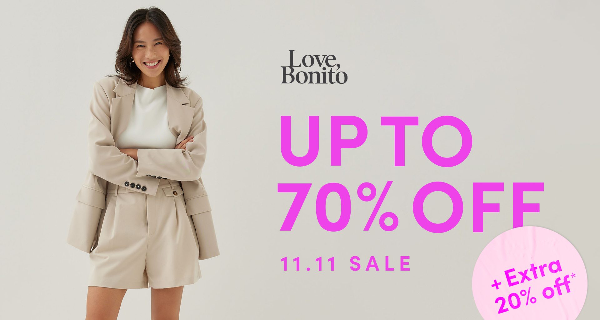 [UP TO 70% OFF] Embrace Your Inner Subtle Asian Auntie at Love, Bonito's Single's Day Extravaganza! - Alvinology