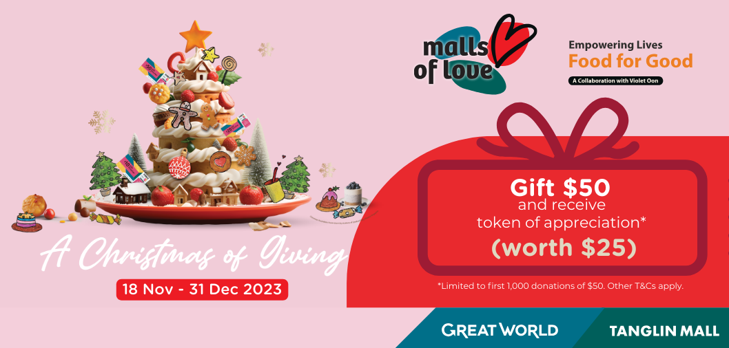 Malls of Love: A Heartwarming Celebration of Giving at Great World and Tanglin Mall - Alvinology