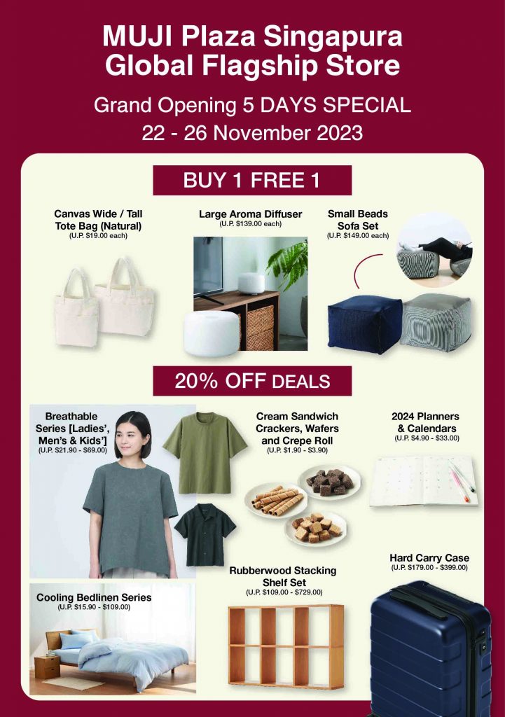 Newly Reimagined MUJI Plaza Singapura is now open: Southeast Asia's Largest Global Flagship Store in 2023 - Alvinology