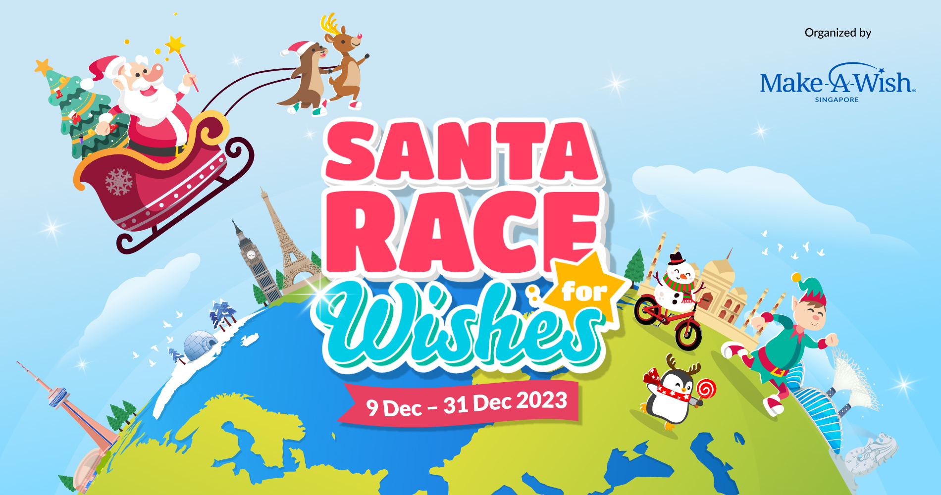 Join the 10th Annual Santa Race for Wishes: A Virtual Celebration of Giving - Alvinology