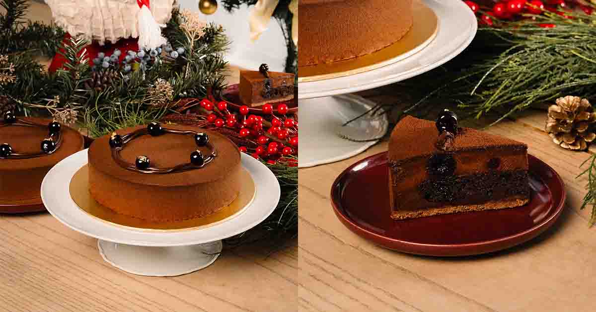 Indulge in Festive Delights: Fanntasy by Fann Wong Unveils Christmas Sensation - Valrhona Dark Cherries Decadence Cake - Alvinology