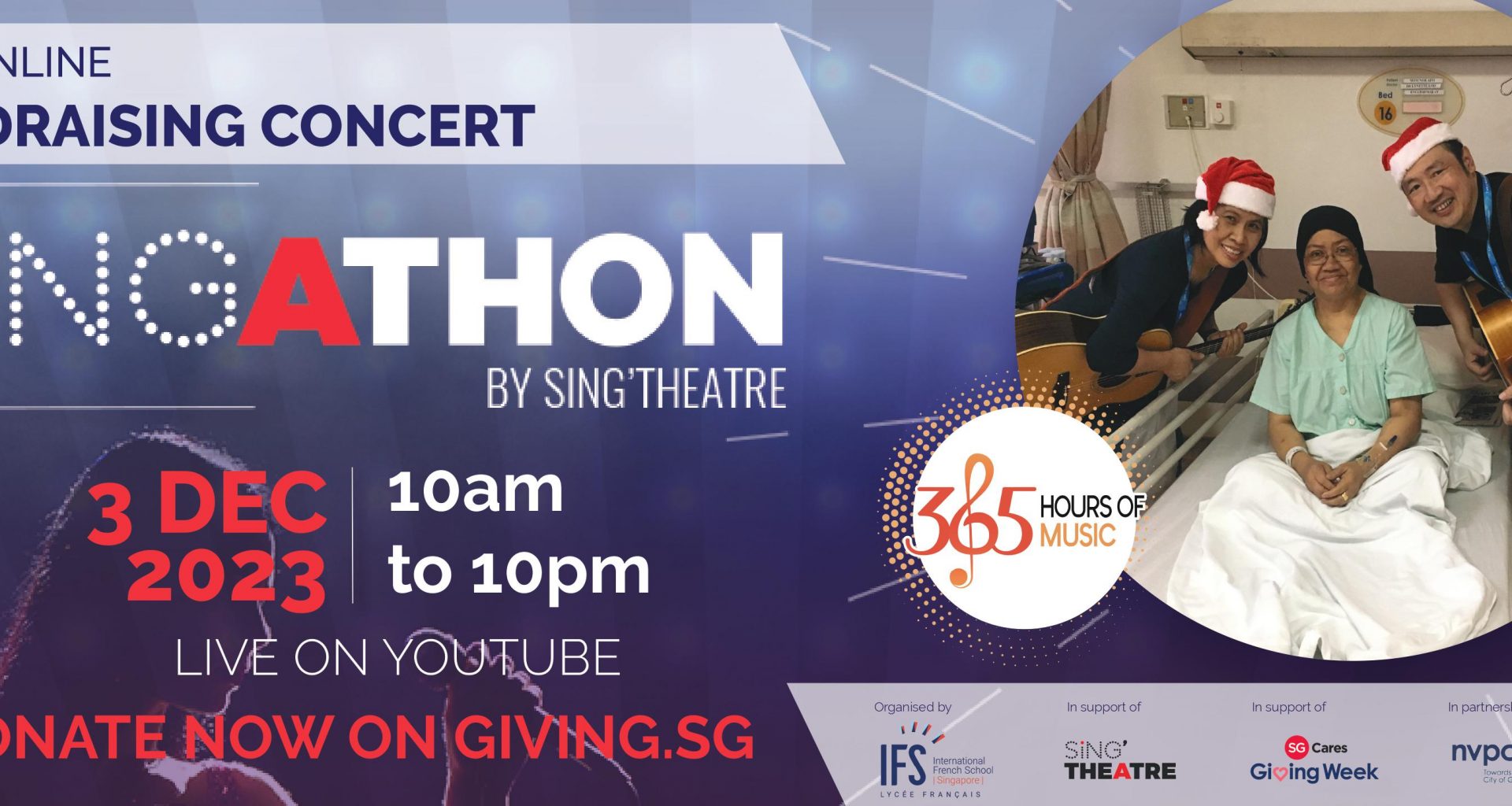 SINGATHON 2023: The Harmony of Giving and Music is back on 3 December - Alvinology