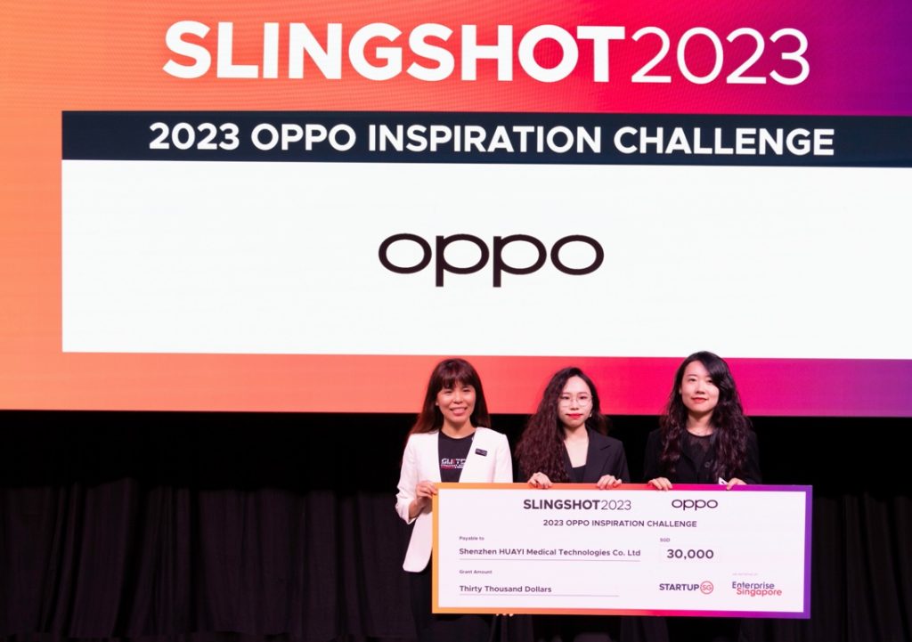 Winner of the OPPO Inspiration Challenge, HUAYI Medical Technologies, Secures SGD30,000 Grant at SLINGSHOT Global Startup Competition in Singapore - Alvinology