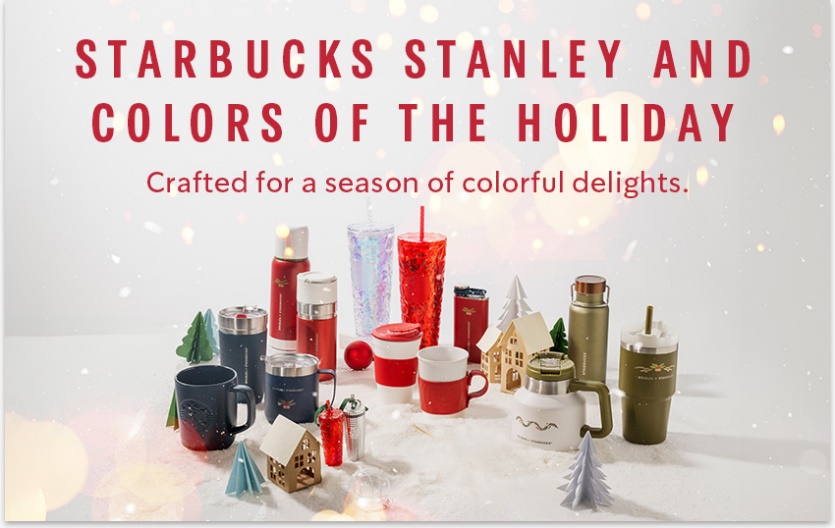 Add a Dash of Holiday Cheer to Your Daily Sip with Starbucks + Stanley & Colors of Christmas Collection - Alvinology