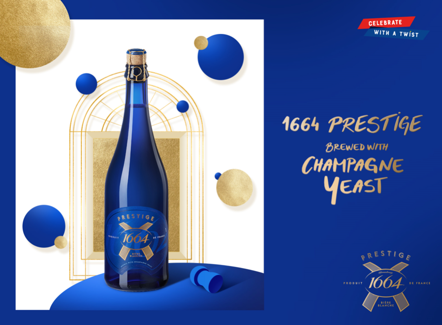 Toast to the Holidays with 1664 Prestige: Where Wheat Beer Meets Champagne Elegance" - Alvinology