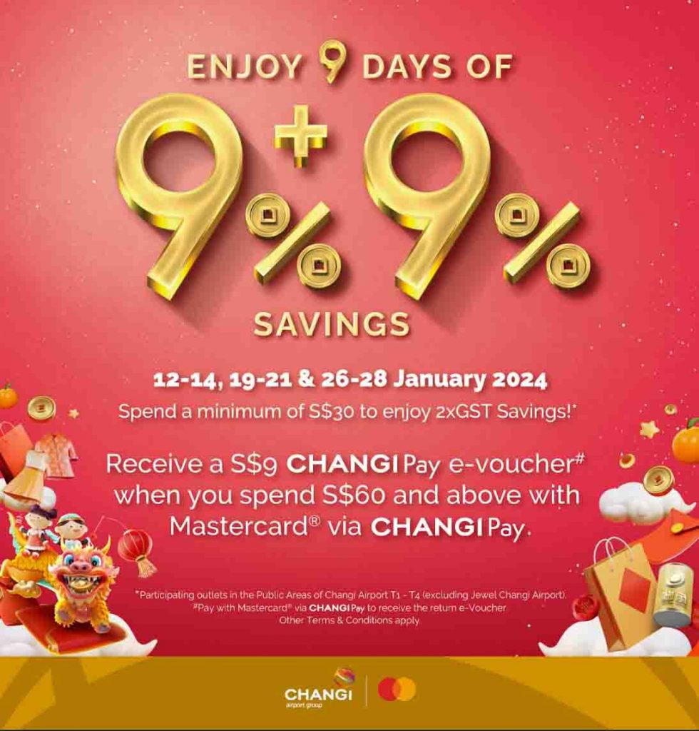 [PROMO CODE INSIDE] Changi Airport Shops Ring in 2024 with Exclusive Deals and GST Savings - Alvinology