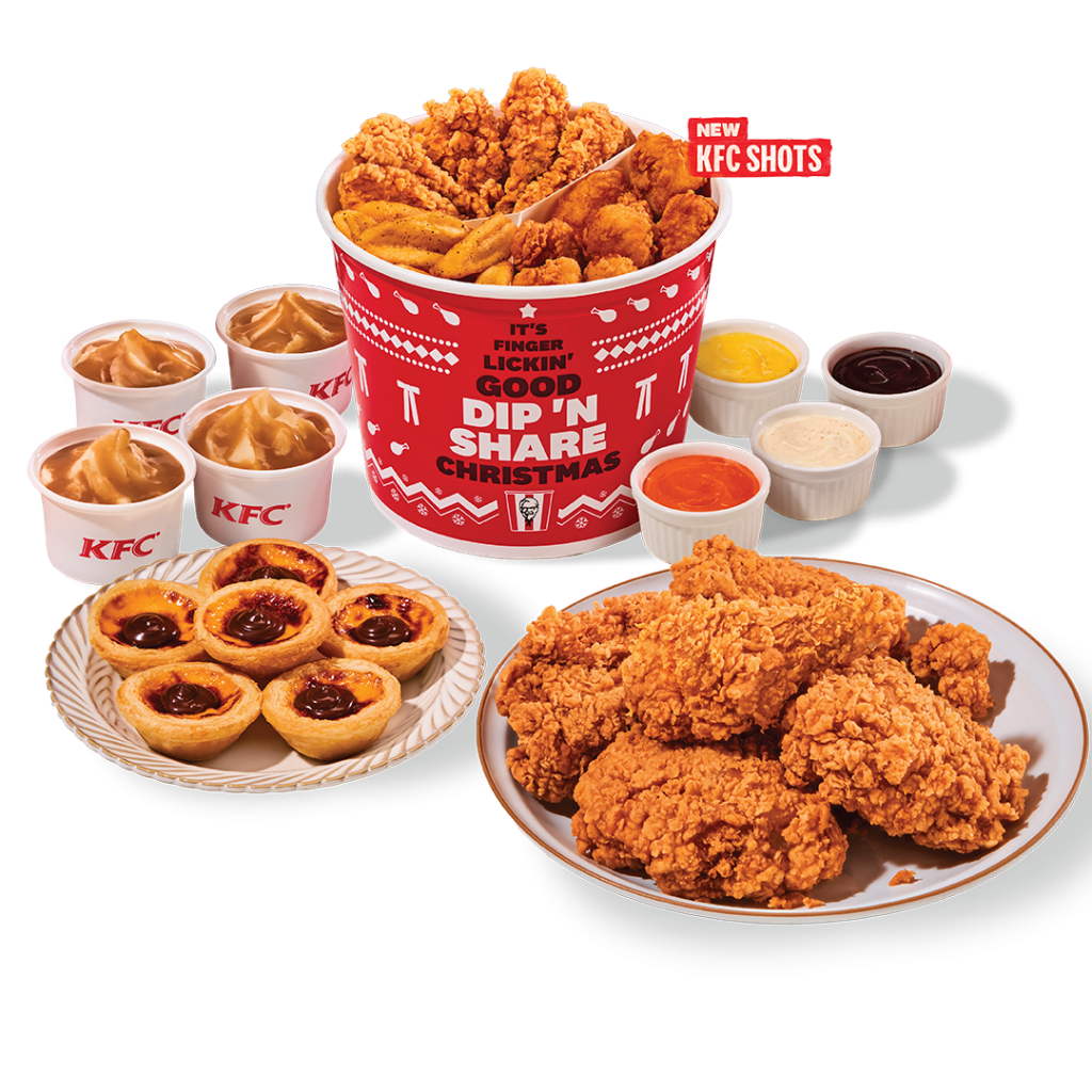 KFC Card Game Anyone? Introducing KFC 'Dip 'N Share' Bucket and Game Card for the Festive Period - Alvinology