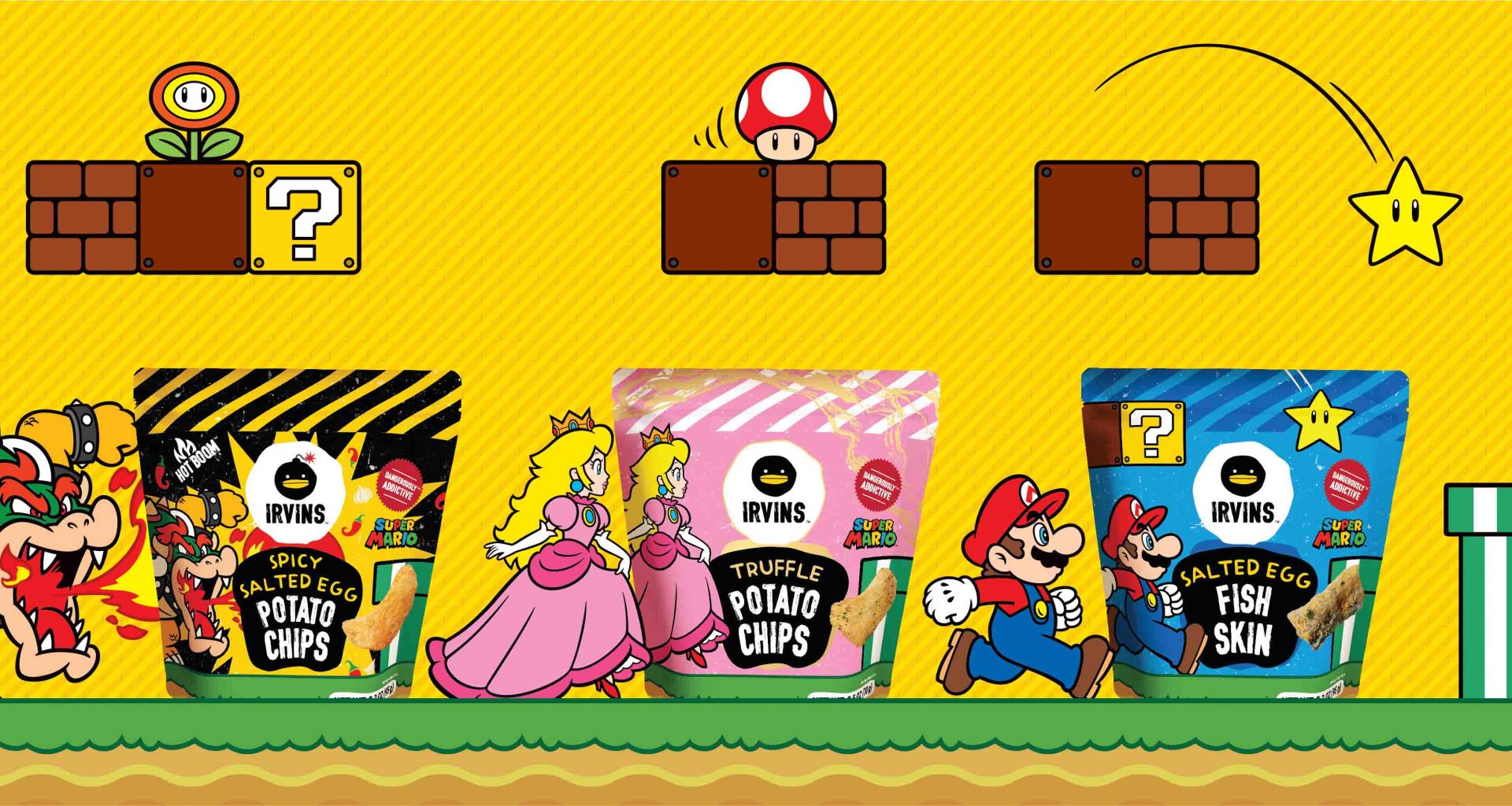 IRVINS x Super Mario Snack Odyssey: Score Exclusive Merchandise at the VivoCity Pop-up Event - Alvinology