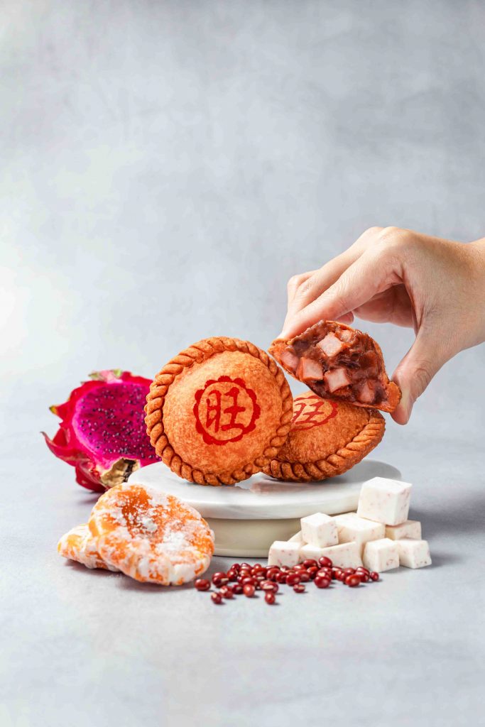 Indulge in Lunar Delights with Old Chang Kee's Red Bean Yam'O in Dragon Fruit-Infused Flower Puff Pastry - Alvinology