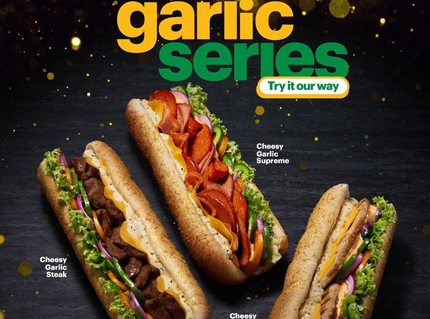 Subway Feel-Good Festive Delights: Cheesy Garlic Series and Lower Sugar Choc Chip Mint Cookie - Alvinology