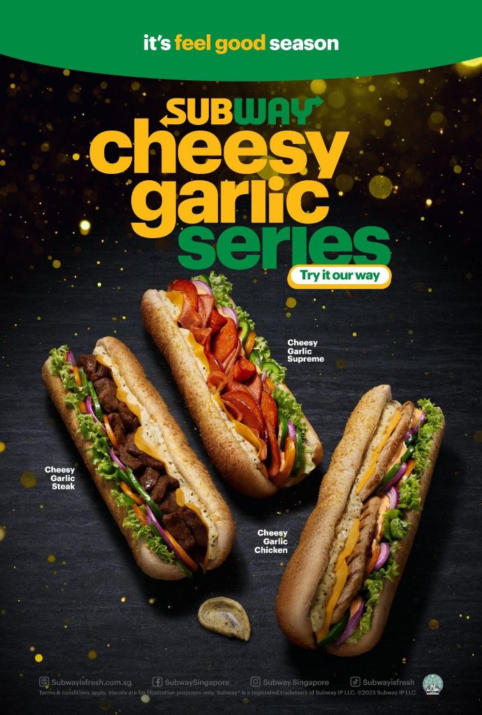 Subway Feel-Good Festive Delights: Cheesy Garlic Series and Lower Sugar Choc Chip Mint Cookie - Alvinology