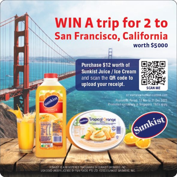 WIN a Trip to San Francisco, California with Sunkist this Festive Season - Alvinology