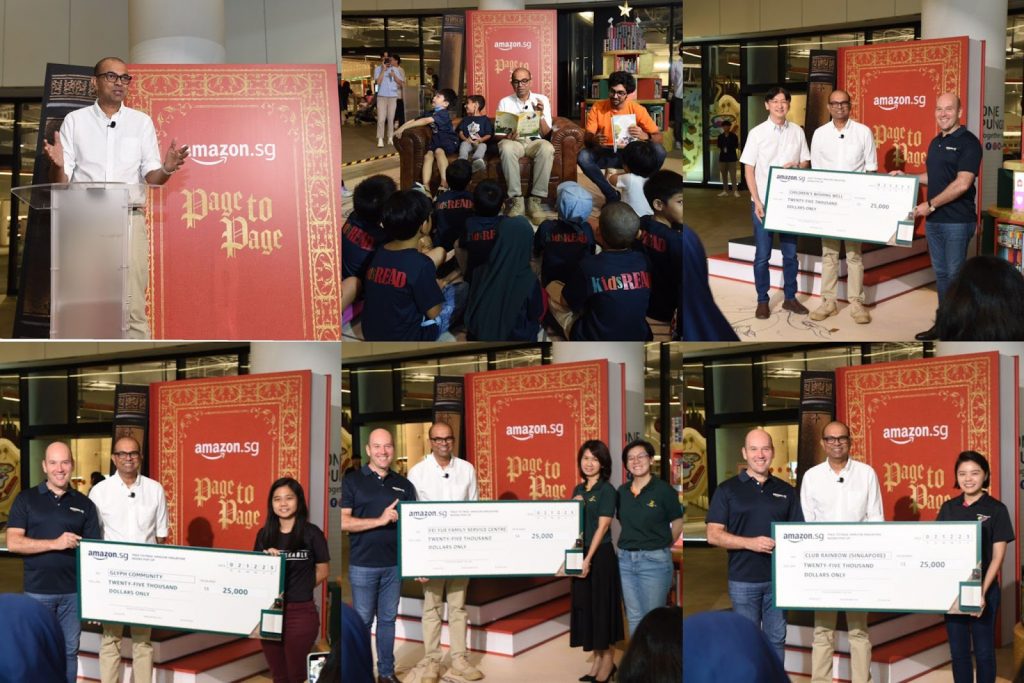 Amazon Singapore Spreads Joy with Page to Page Pop-Up and S$100,000 Donations to Local NPOs - Alvinology