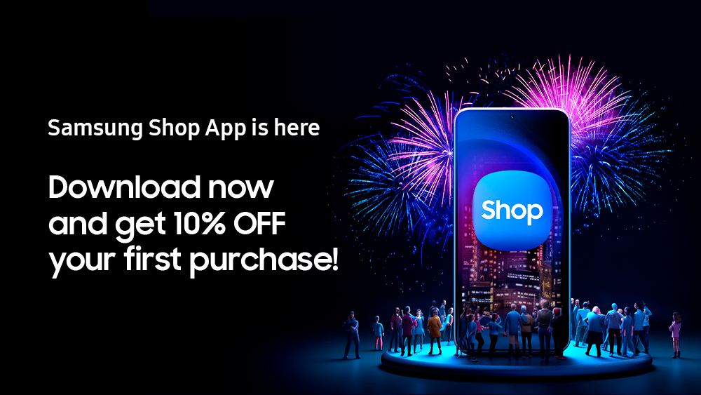 Download and Try the New Samsung Shop App and get 10% OFF Your First Purchase - Alvinology