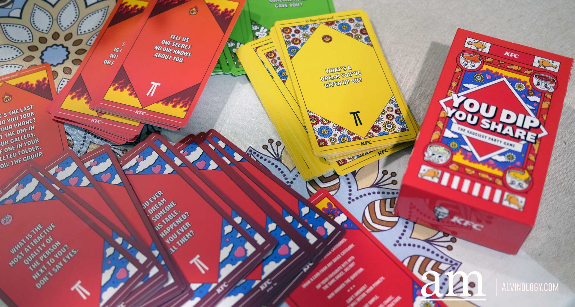 KFC Card Game Anyone? Introducing KFC 'Dip 'N Share' Bucket and Game Card for the Festive Period - Alvinology
