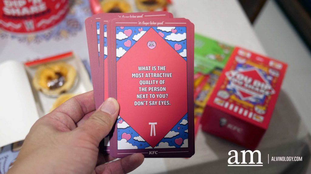 KFC Card Game Anyone? Introducing KFC 'Dip 'N Share' Bucket and Game Card for the Festive Period - Alvinology