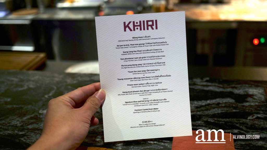[Review] Khiri @ Hamilton Road: New Menu with Nuanced Thai Flavours - Alvinology