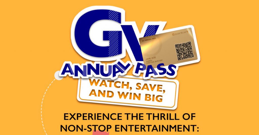 Golden Village Unveils Exclusive Annual Pass for Cinema Enthusiasts: up to 50% OFF - Alvinology