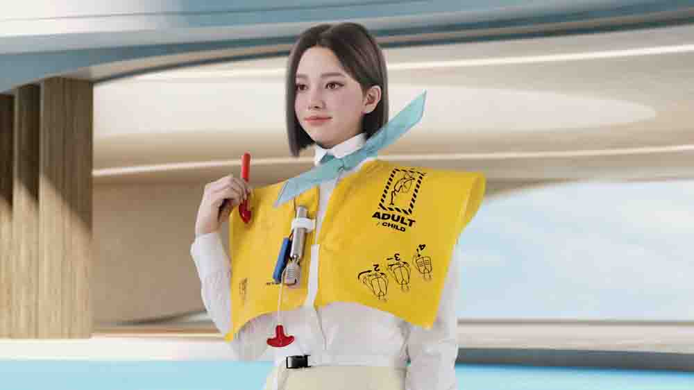 Korean Air's new Innovative Safety Video Features Virtual Humans - Alvinology