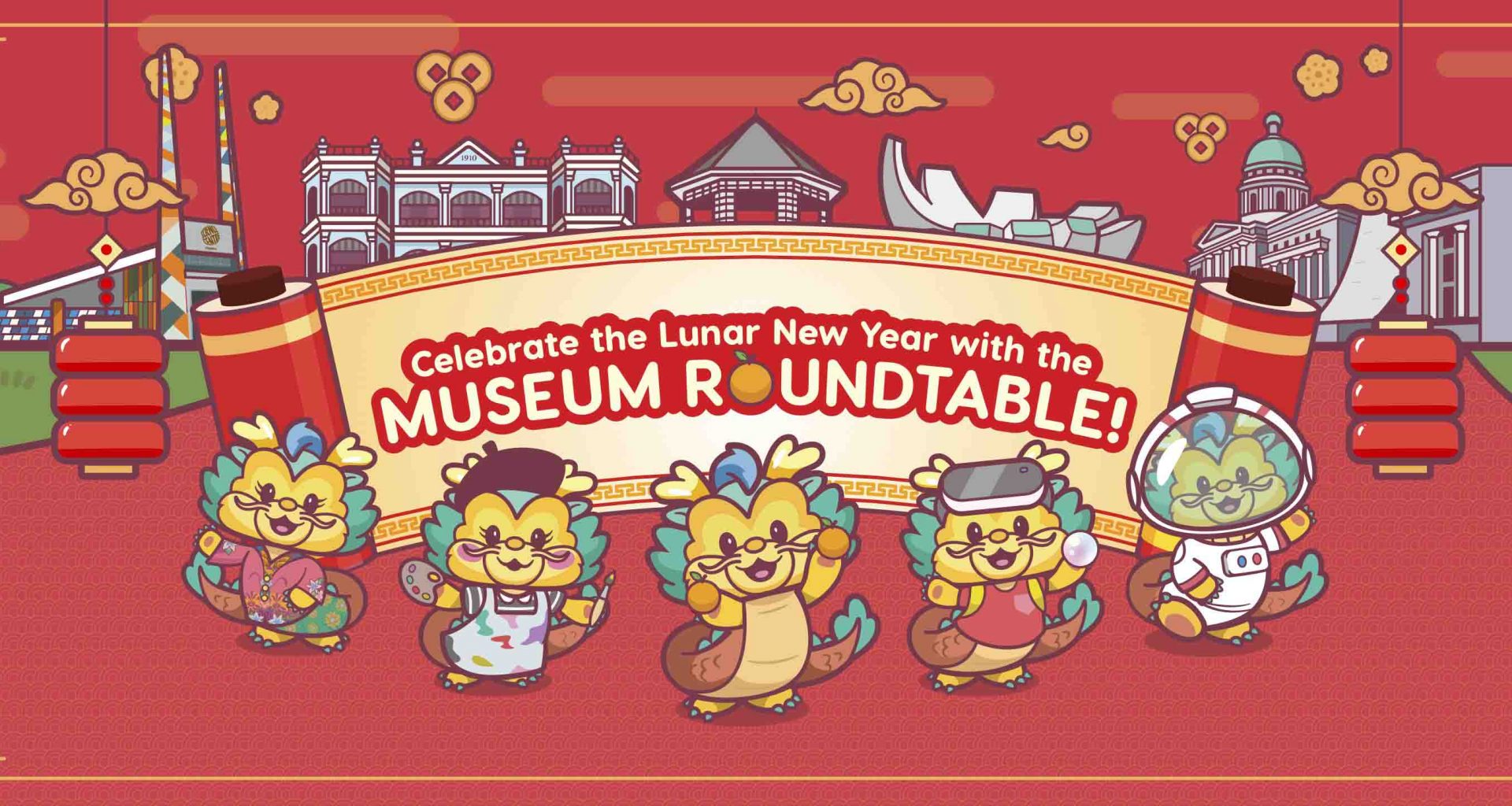 Museum Roundtable's Spectacular Red Packet Designs Herald the Year of the Dragon - Alvinology