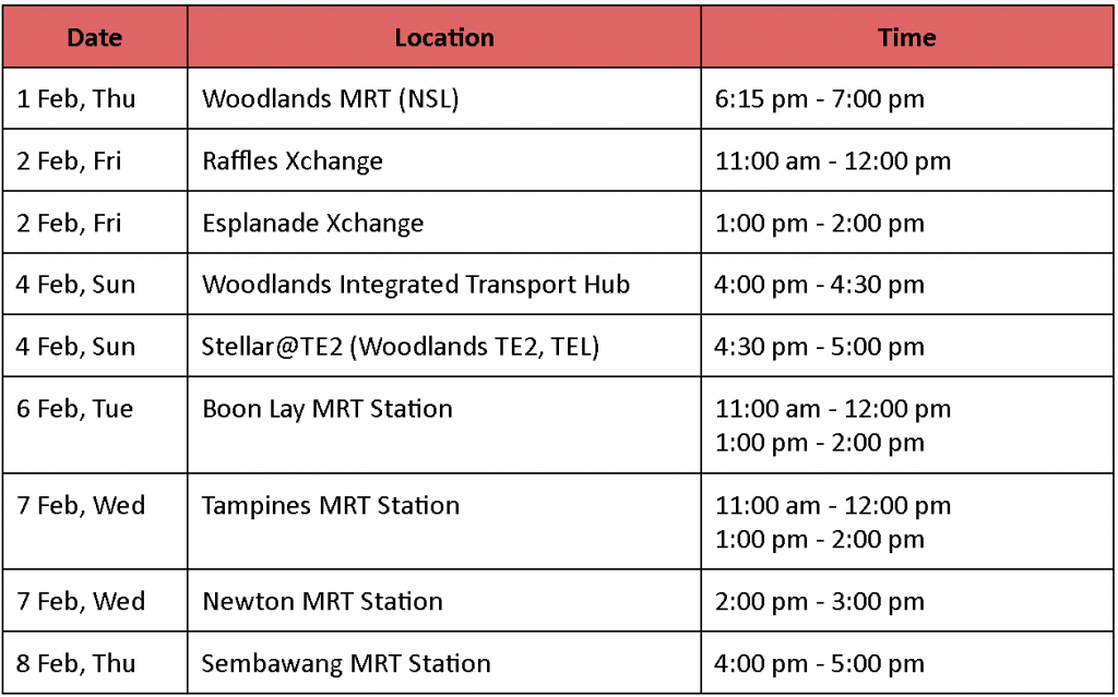 God of Fortune Grants Sure-Win Gifts at SMRT Stations this Chinese New Year 2024 God of Fortune Grants Sure-Win Gifts at SMRT Stations this Chinese New Year 2024 - Alvinology