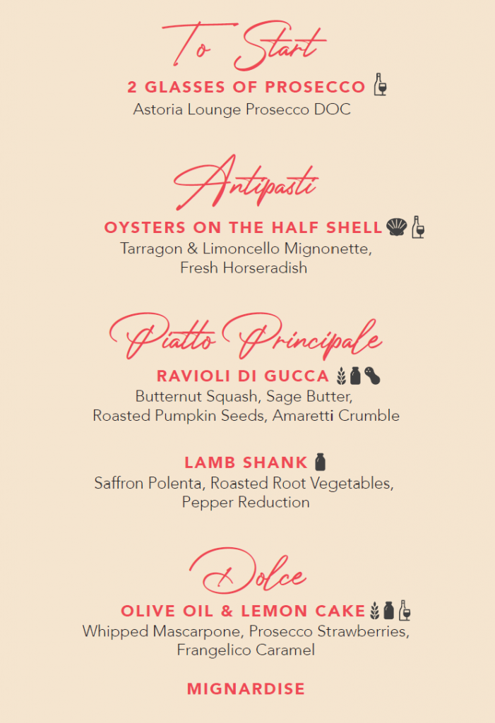 Publico Reveals Enchanting Valentine's Day Menu - Alvinology