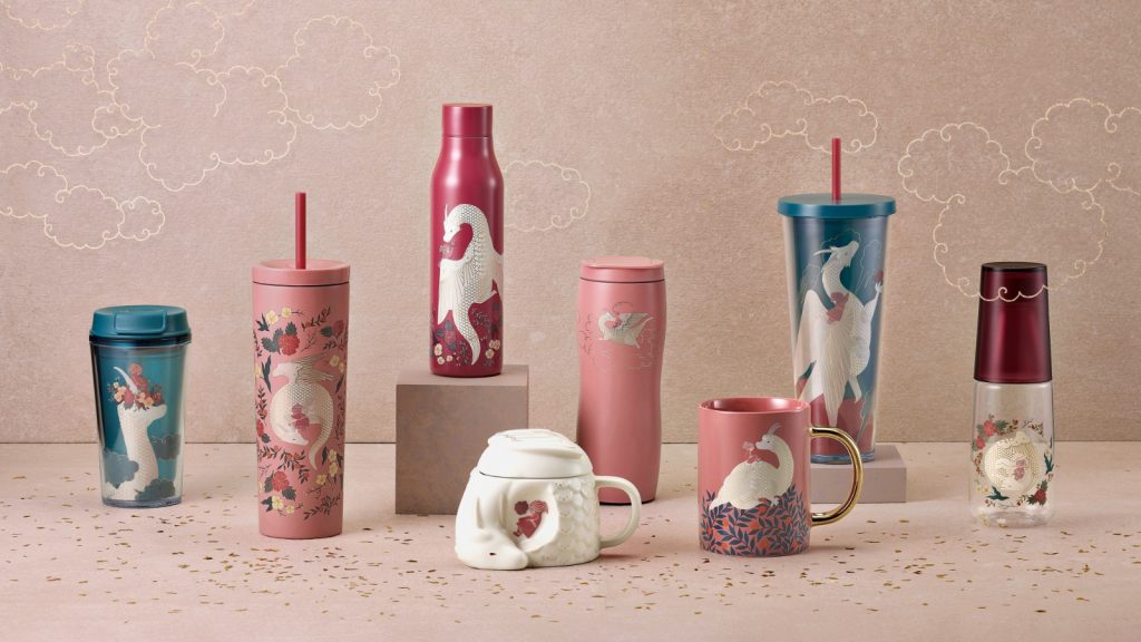 Starbucks Unveils Limited-Edition Year of Dragon Collection and Merlion Bearista to Usher in Lunar New Year - Alvinology