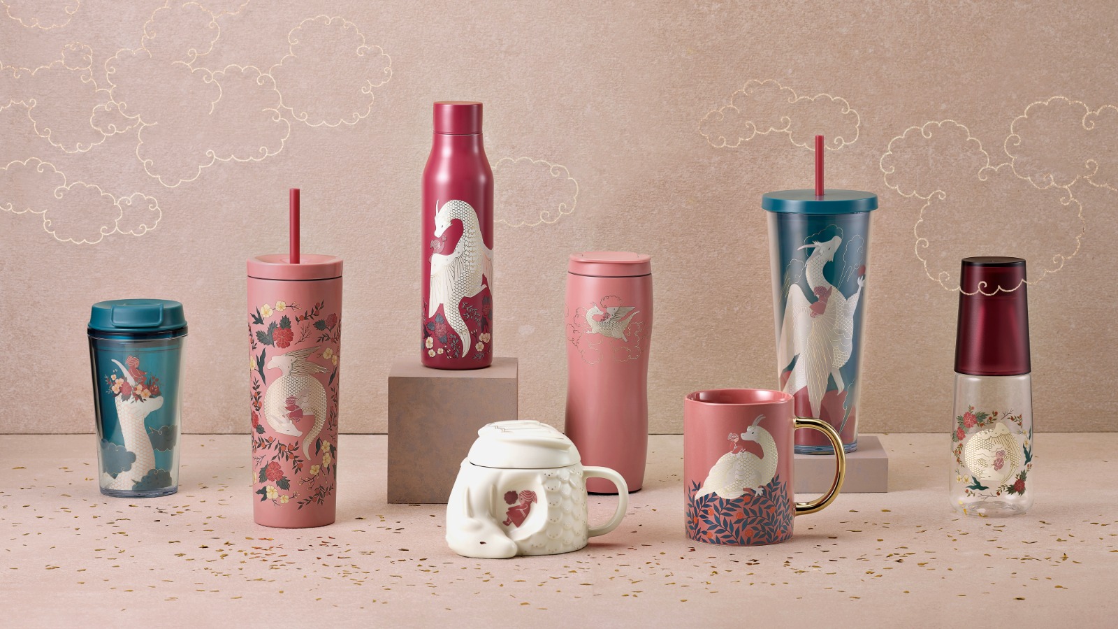 Starbucks Unveils Limited-Edition Year of Dragon Collection and Merlion Bearista to Usher in Lunar New Year - Alvinology