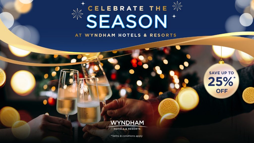 Celebrate the Holidays with Wyndham Hotels & Resorts: Up to 25% Off and Bonus Points - Alvinology