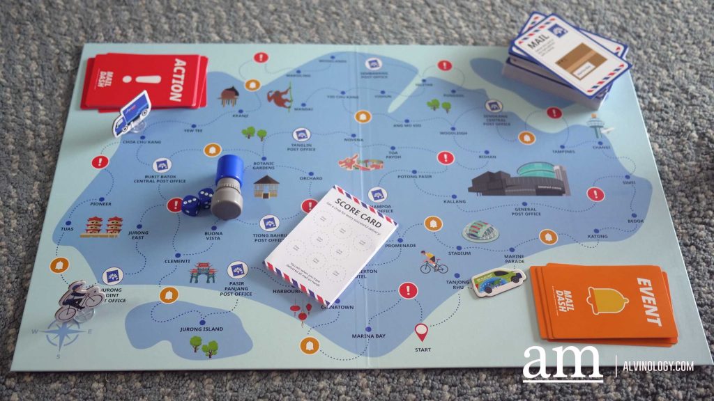 SingPost Introduces Mail Dash: Singapore's First Postal Board Game - Alvinology