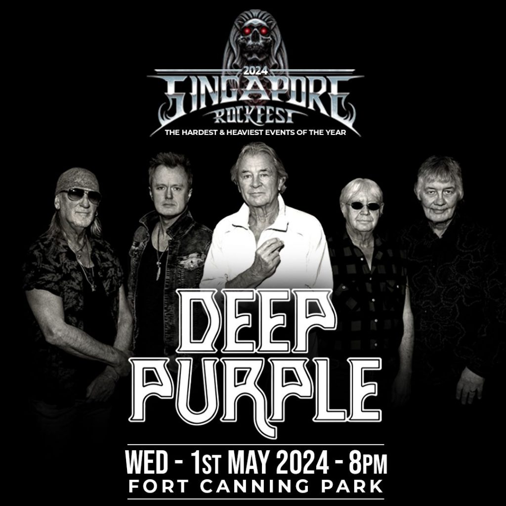 Deep Purple to Headline Singapore Rockfest 2024: A Hard Rock Extravaganza - Alvinology