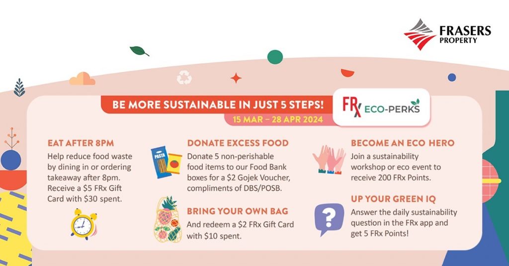 FRx Eco-Perks Returns to Frasers Property Singapore Malls: Embrace Sustainability, Reap Daily Rewards FRx Eco-Perks Returns to Frasers Property Singapore Malls: Embrace Sustainability, Reap Daily Rewards - Alvinology