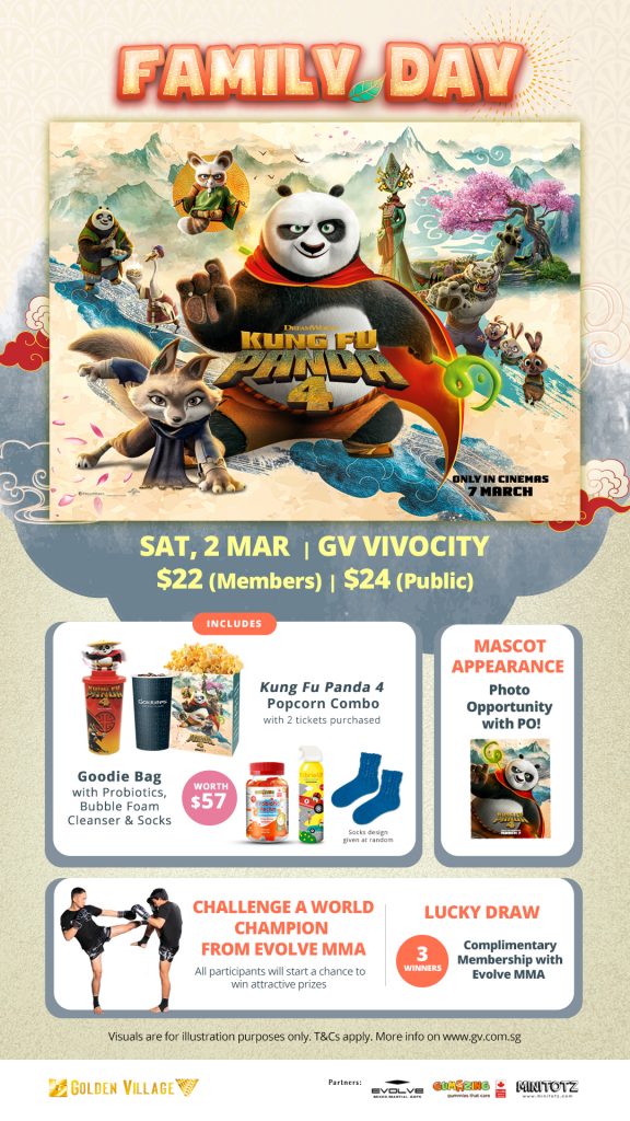 Golden Village Presents: GV Family Day with Kung Fu Panda 4 - Alvinology