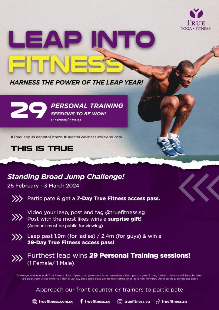 Leap into Fitness: True Fitness Launches Standing Broad Jump Challenge - Alvinology