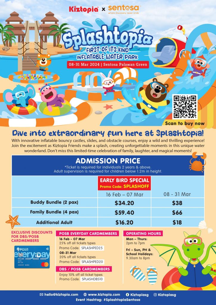 Kiztopia Splashtopia: Sentosa’s Largest Water Adventure Playground - Alvinology
