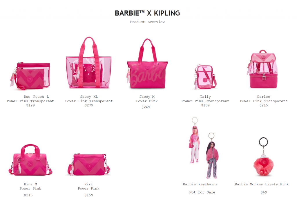 Barbie x Kipling Collection: A Splash of Playful Style - Alvinology