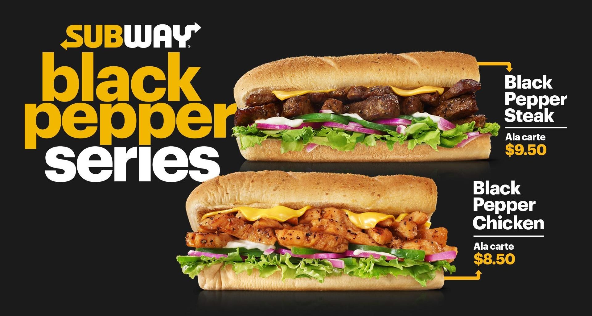 Subway Singapore Presents Limited-Edition Black Pepper Series and Delectable Black Pepper Chicken Nuggets to Ring in the Year of the Dragon - Alvinology