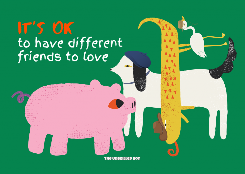 Autistic Teen Artist, The Unskilled Boy, Launches Limited-Edition "It's OK" Postcards Series - Alvinology