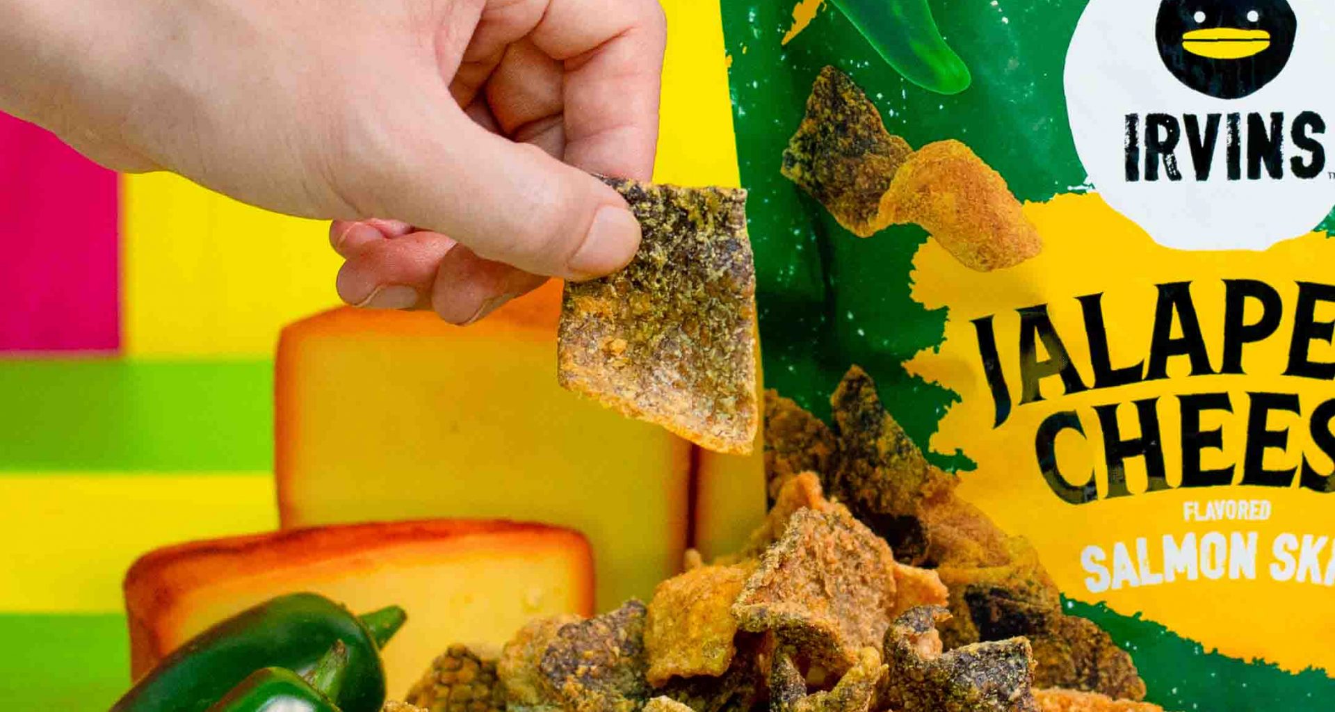 IRVINS Introduces Fiery New Flavor: The Jalapeno Cheese Salmon Skin - Alvinology