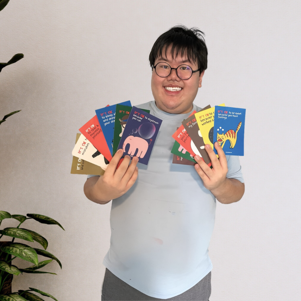 Autistic Teen Artist, The Unskilled Boy, Launches Limited-Edition "It's OK" Postcards Series - Alvinology