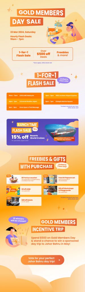 Klook Singapore Presents Inaugural Gold Members Day: A Bonanza of Travel Perks - Alvinology